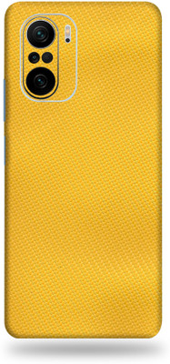 Satisfactory Mi 11X Pro Mobile Skin(Yellow Carbon Fiber Skin With Matte Finish)