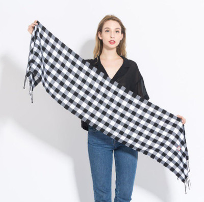 Frackson Checkered Men & Women Muffler