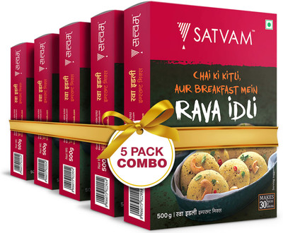 Satvam Rava Idli Instant Mix 2500 g(Pack of 5)