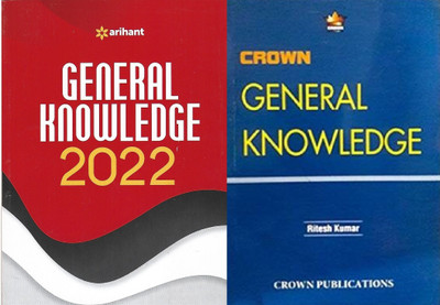 Arihant General Knowledge 2022 & Crown General Knowledge (COMBO OF TWO ENGLISH GK BOOK)(Paperback, Ritesh Kumar & Manohar pandey)
