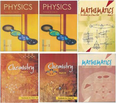 NCERT Textbooks Class 12th Physics Part 1&2 Chemistry Part 1&2 And Math Set Of 6 Books(Paperback, NCERT)