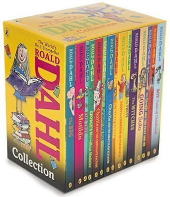 Roald Dahl Collection - 15 Paperback Book Boxed Set Paperback – Box Set,(Paperback, Roald Dahl)