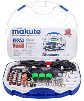 MAKUTE Die Grinder kit-205pc Rotary tool kit 350Watt die grinder Makute with 205 Pieces of Accessories mini drill machine for wood cutting craft & carving With Flexible Shaft. Rotary Tool (3 mm) DG002 Die Grinder kit-205pc Rotary tool kit 350Watt die grinder with 205 Pieces of Accessories mini drill