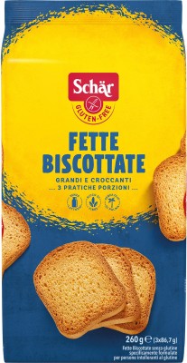 Dr Schar Fette Biscottate Gluten Free Rusk NA flavored Cake Rusk(250 g)