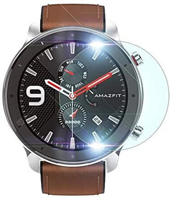 Toppings Edge To Edge Screen Guard for Amazfit GTR 47mm Titanium(Pack of 3)