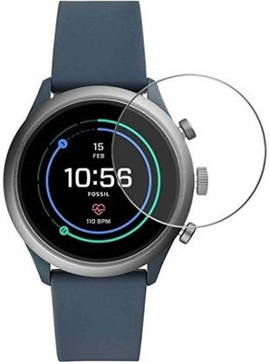 Toppings Edge To Edge Screen Guard for Fossil FTW4033 Sport Smart Watch(Pack of 3)