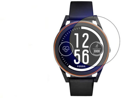 Toppings Edge To Edge Screen Guard for Fossil Q Control Smartwatch(Pack of 3)