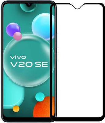 vmt stock Edge To Edge Tempered Glass for Original Edge To Edge Tempered Glass for ViVO V20, ViVO V20 SE (Pack of 1)(Pack of 1)