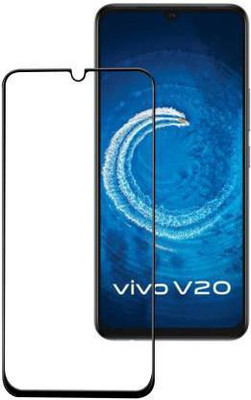 kentop Edge To Edge Tempered Glass for VIVO V20 + V2025(Pack of 1)
