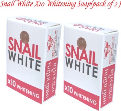 Snail WHITE Soap For Blemishes Removal(pack Of 2)(2 x 70 g)