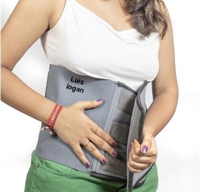 LUIS LOGAN Abdominal Belt after delivery for Tummy Reduction & Body Shape (Grey,Free) Abdominal Belt(Grey)