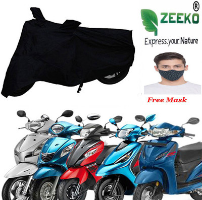 THE REAL ARV Two Wheeler Cover for Hero(Splendor Plus, Black)