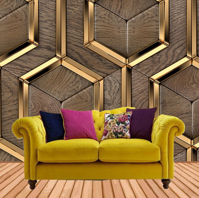 TheBlackstone Decorative Multicolor Wallpaper(127 cm x 38 cm)
