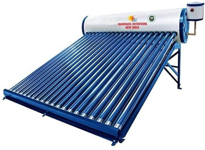 MANDHATA INVENTIONS 320 L Storage Water Geyser (320 LPD GI ETC, Blue)