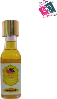 GIFDECO PEELED LEMON Aroma Oil, Refill 20 ML PURE PEELED LEMON DIFFUSER OIL(20 ml)