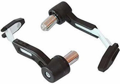 SELVIKE ADJUSTABLE LEVER PROTECTOR FOR UNIVERSAL FOR BIKE AND SCOOTY WHITE Handlebar Hand Guard(Universal For Bike)