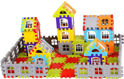 LEVIATHAN My Happy House Building Blocks Toys for Kids Non Toxic Material Building Block(Multicolor)