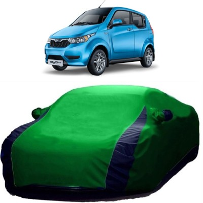 Genipap Car Cover For Mahindra e20 (With Mirror Pockets)(Green)