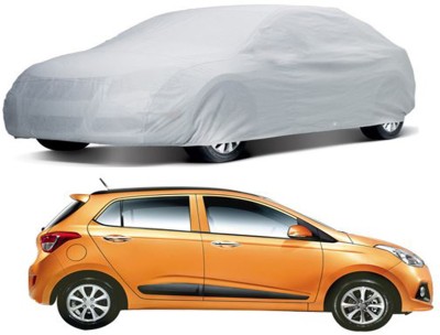 Gali Bazar Car Cover For Datsun Datsun GO T Option VDC Petrol (With Mirror Pockets)(Silver, For 2018 Models)