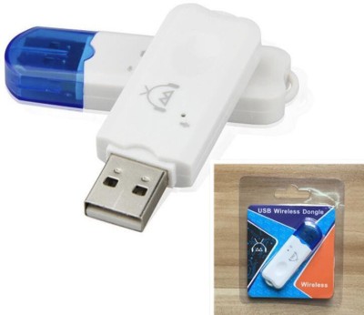 Gabbar v2.1 Car Bluetooth Device with Adapter Dongle(White, Blue)