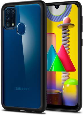Spigen Back Cover for SAMSUNG Galaxy M31, SAMSUNG Galaxy F41  (Black, Shock Proof)