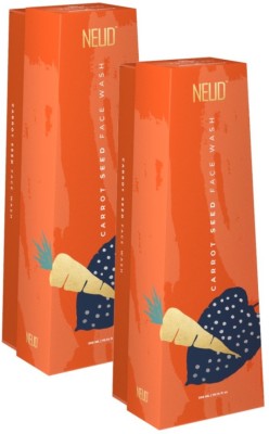 NEUD Premium Carrot Seed  for Men and Women - 2 Packs (300ml Each) Face Wash(600 ml)
