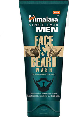 HIMALAYA Face & Beard Wash with Aloe-Vera & Coconut water, Refreshes Skin & Softens Beard Face Wash(80 ml)