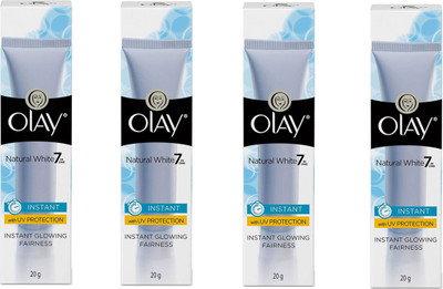 OLAY NATURAL INSTANT WHITE FAIRNESS CREAM EACH 20 G 4 PCS(80 g)