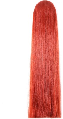 Honbon Red Colour Synthetic  Extension for Women and Girls Stylish Halloween & Dress up Party Hair Extension