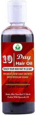 AURA ORGANIC 10 Days Hair growth oil Hair Oil - 110 - ml Hair Oil(110 ml)