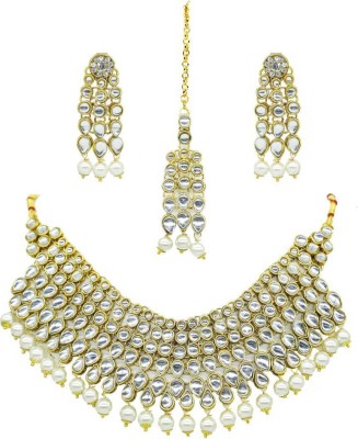 catalyst venture Alloy Gold-plated White, Silver Jewellery Set(Pack of 1)