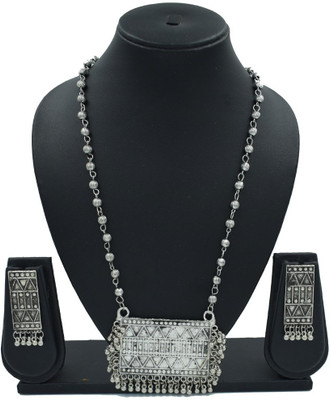 Sandhya Designer Studio Metal Silver Jewellery Set(Pack of 1)