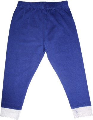 KiddoPanti Legging For Girls(Blue Pack of 1)