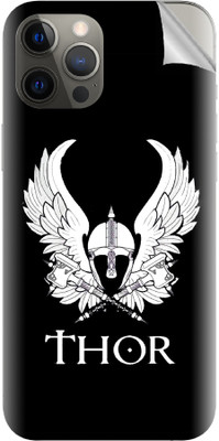 Snooky Apple iphone 12 Pro Max Mobile Skin(Black)