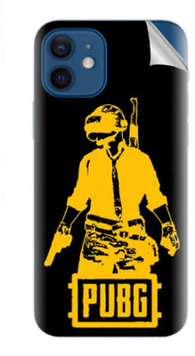 Snooky Apple iphone 12 Mobile Skin(Black)