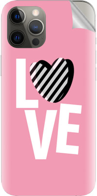 Snooky Apple iphone 12 Pro Mobile Skin(Pink)