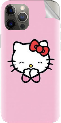 Snooky Apple iphone 12 Pro Mobile Skin(Pink)