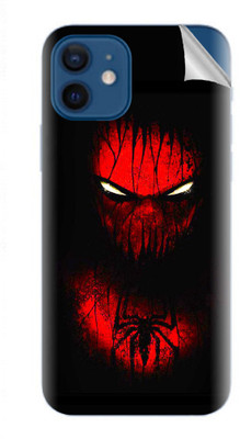Snooky Apple iphone 12 Mobile Skin(Black)