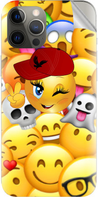Snooky Apple iphone 12 Pro Mobile Skin(Yellow)