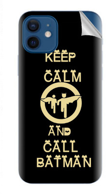Snooky Apple iphone 12 Mobile Skin(Black)