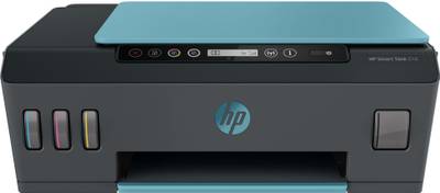 HP Smart Tank 516 All-in-One Multi-function WiFi Color Printer  (Blue, Black, Ink Bottle)