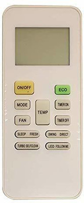 Nij Ac Remote Compatible for  Shortcut No.142 Ac Remote Control MIDEA Remote Controller(White)