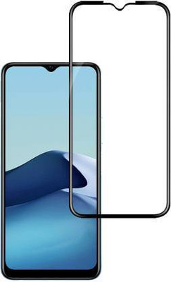kentop Edge To Edge Tempered Glass for Vivo Y20i + V2027(Pack of 1)