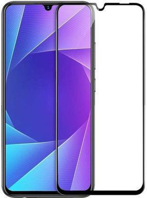 kentop Edge To Edge Tempered Glass for Vivo Y20i + V2027(Pack of 1)