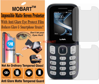 MOBART Impossible Screen Guard for LAVA A1200 (Flexible Matte)(Pack of 1)