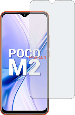 Fasheen Tempered Glass Guard for POCO M2 (Flexible Shatterproof)(Pack of 1)