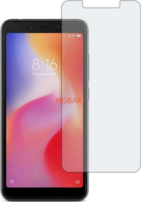 MOBART Tempered Glass Guard for MI REDMI 6A (Flexible Shatterproof)(Pack of 1)