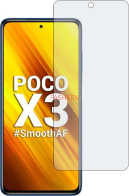 Fasheen Tempered Glass Guard for MI POCO X3 NFC (Flexible Shatterproof)(Pack of 1)