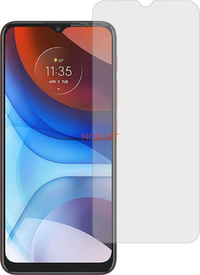 MOBART Tempered Glass Guard for MOTOROLA MOTO E7 POWER (Flexible Shatterproof)(Pack of 1)