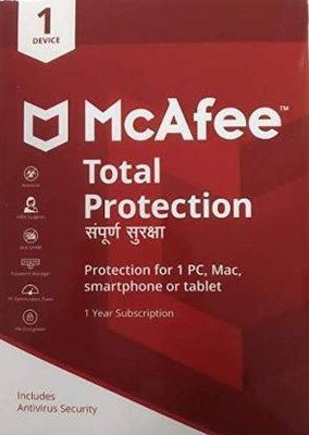 McAfee Total Security 1 User 1 Year (Renewal)(Voucher)